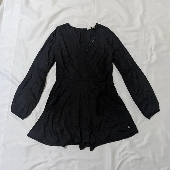 NWT Roxy Twilight Adventure Long Sleeve Romper, Color Anthracite Size XS - Picture 4 of 16